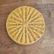 Vallauris slipware dish with woven basket decoration