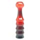 Giraffe vase, postmodernism, glass, design by K. Krawczyk, Huta Sudety, Poland, 1970s