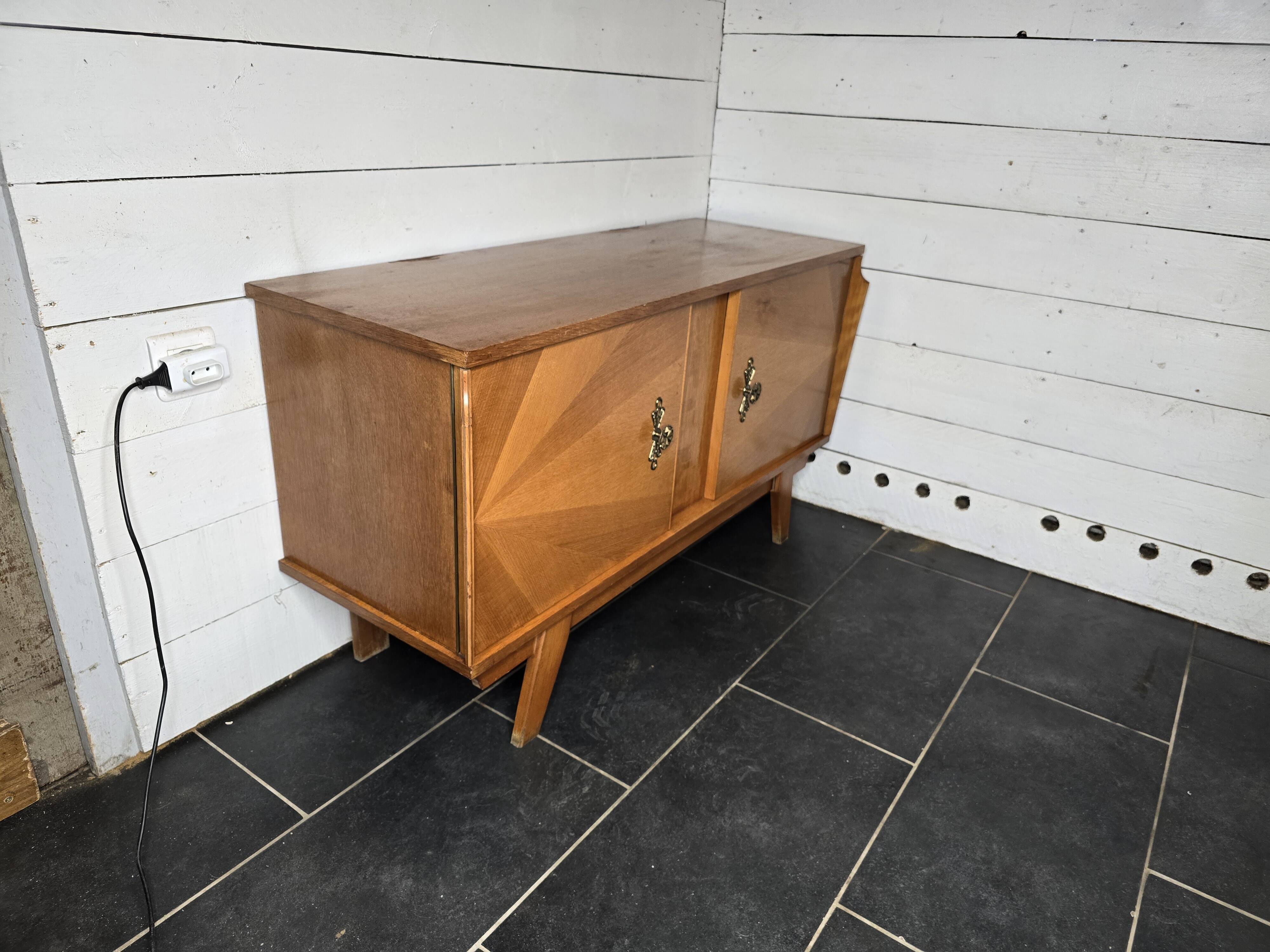 Vintage oak sideboard from the 60s