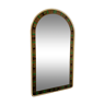 Mirror with a graphic decoration