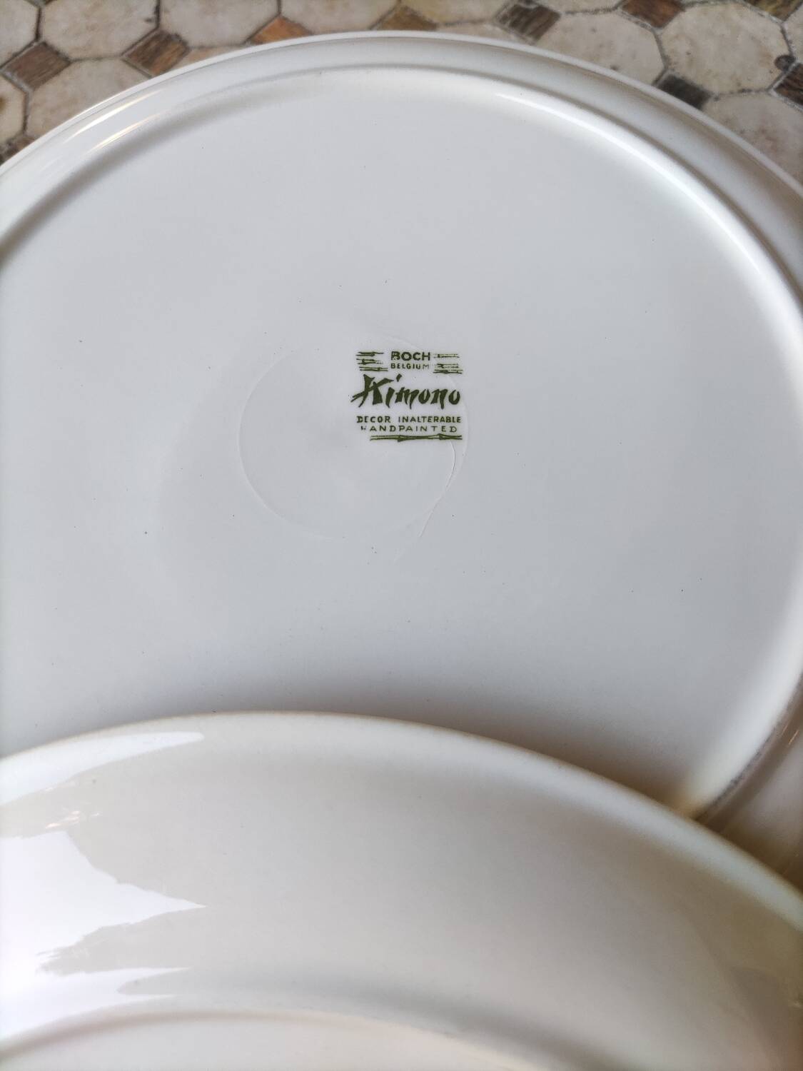 6 Villeroy & Boch Kimono dinner plates