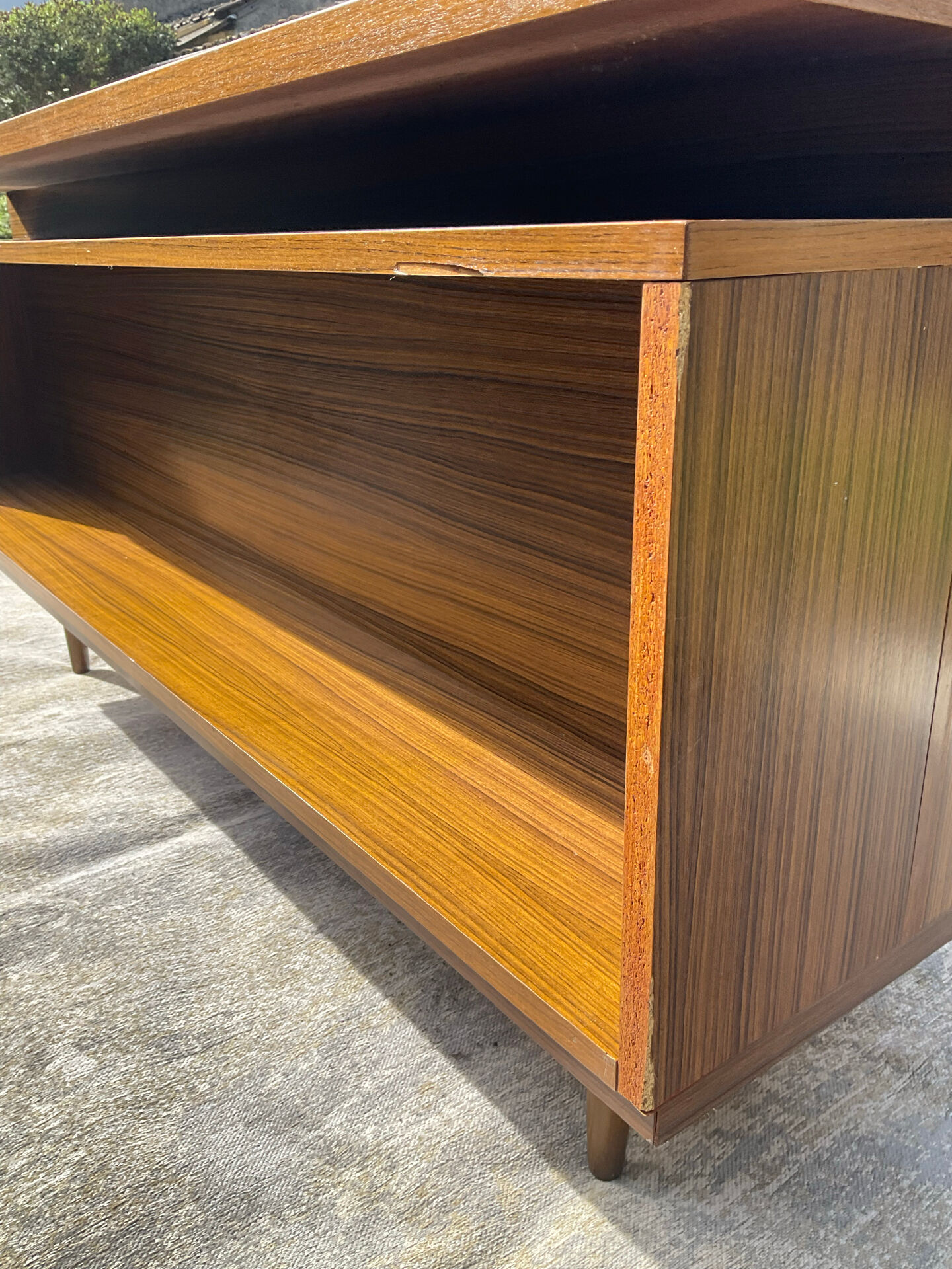 Vintage double-sided executive desk from the 1960s.