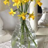 Vase, old flowered carafe