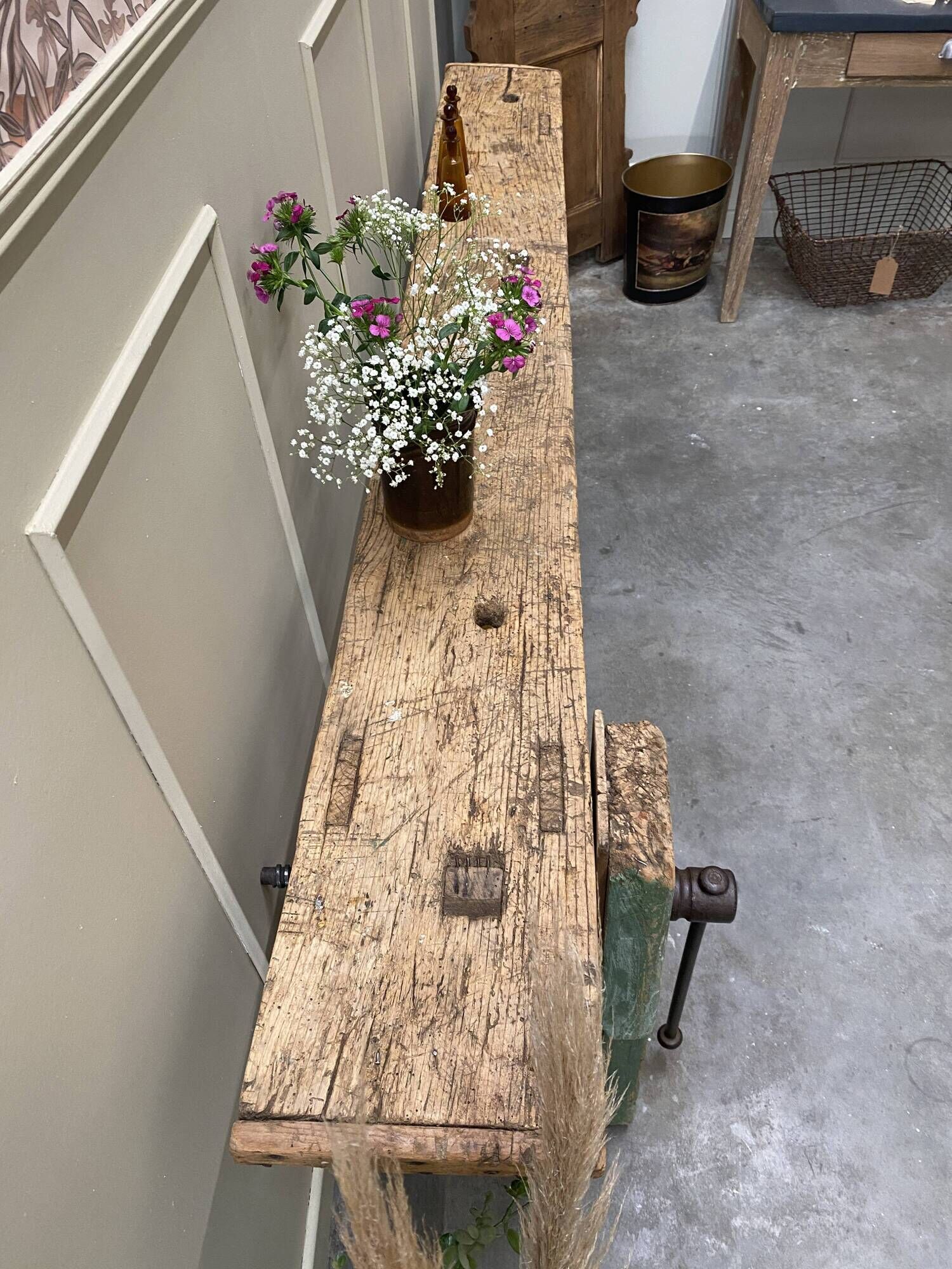 renovated carpenter's bench