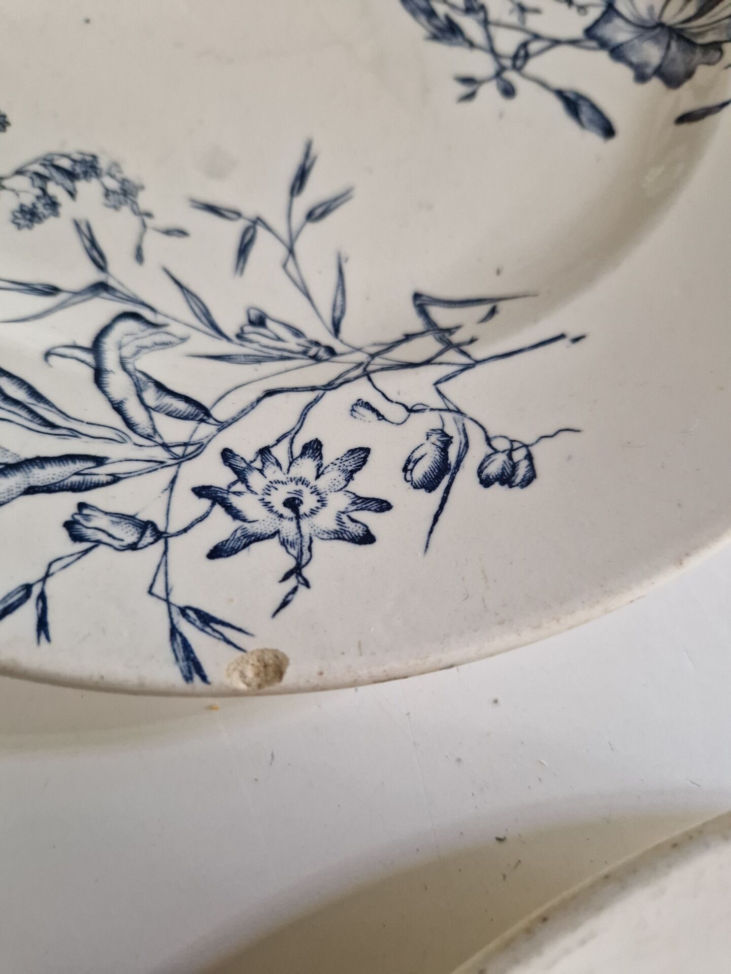 Lot De 9 Assiettes Plates Terre De Fer
