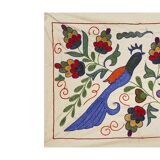 Vintage Turkish hand-knotted rug 46x90 cm