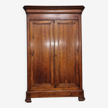 Antique cabinet wardrobe 19th century walnut