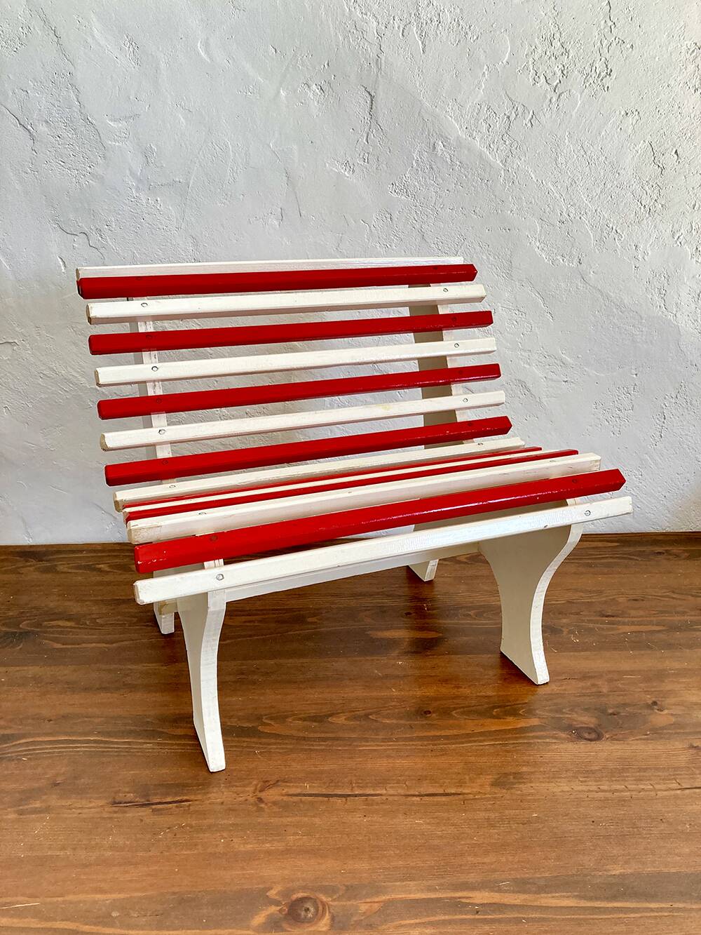 Wooden children's bench