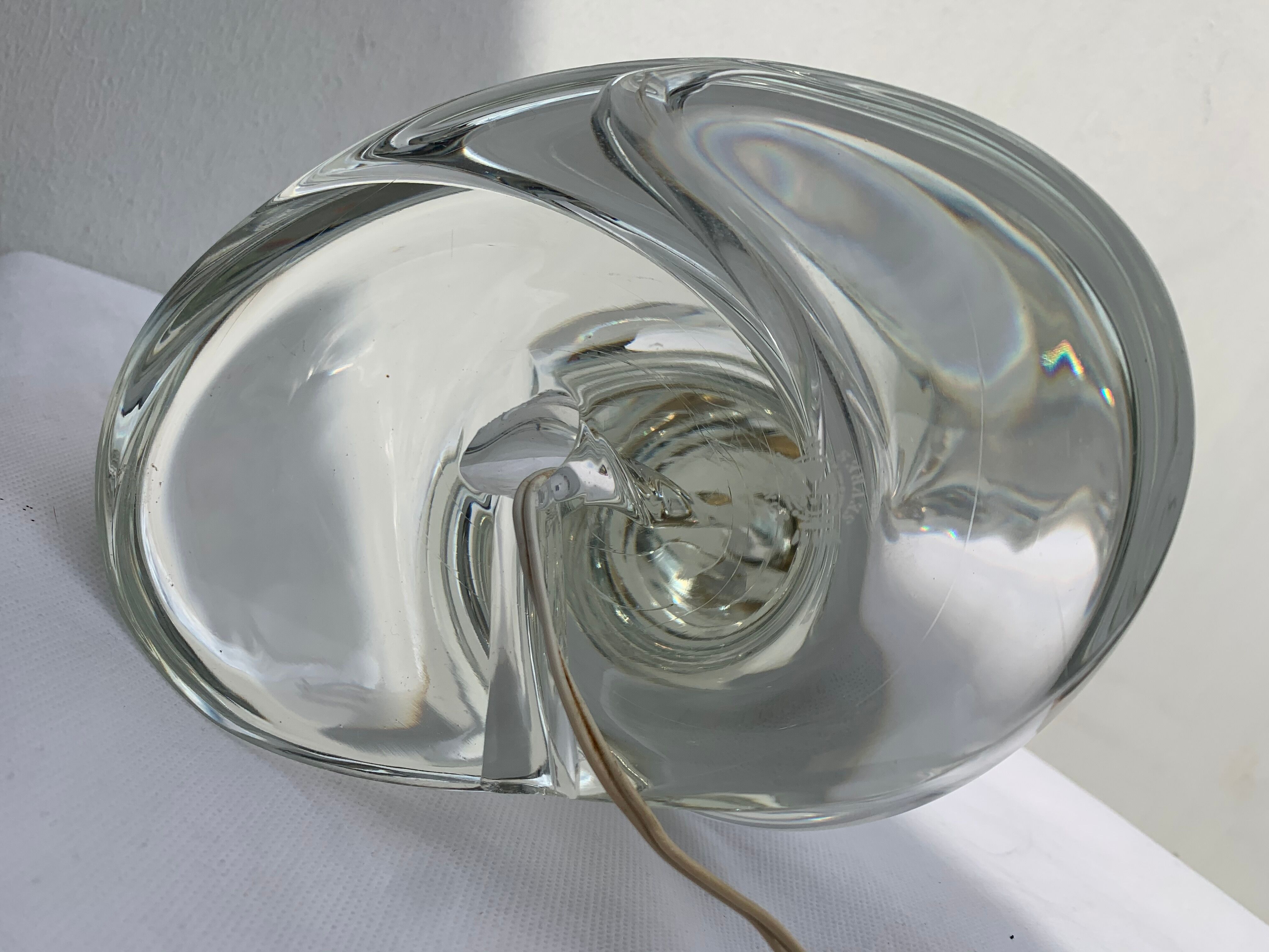 Sèvres crystal lamp foot
