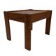 Vintage set of 3 side tables nesting pine wood 60s
