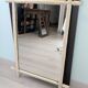 Miroir vintage style bambou blanc 84 x 63 cm – Décoration chic et intempore