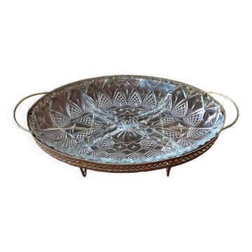 Crystal compartment cup