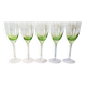 5 stemmed glasses