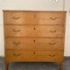 Commode suédoise vintage en bouleau années 50