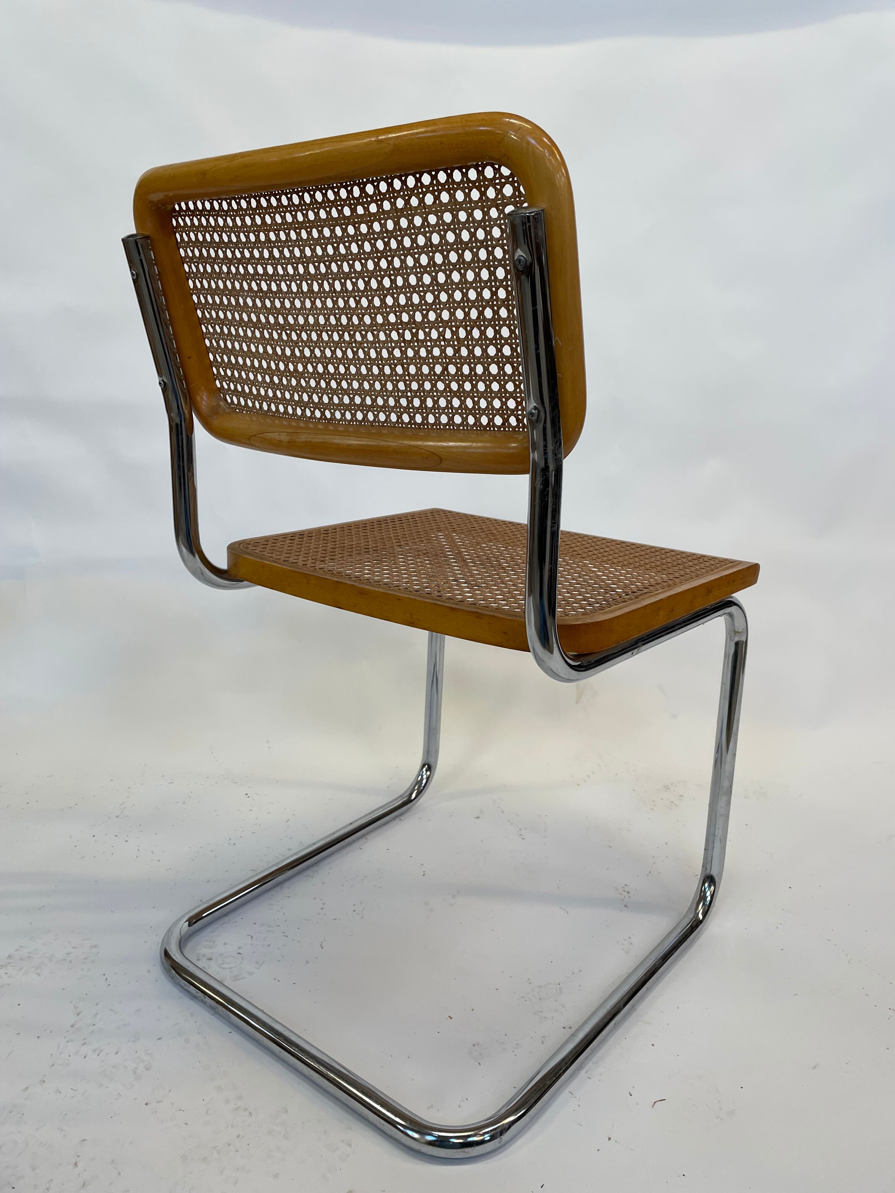 Cesca design chair b32 model in chrome