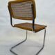 Chaise design Cesca modèle b32 en chrome