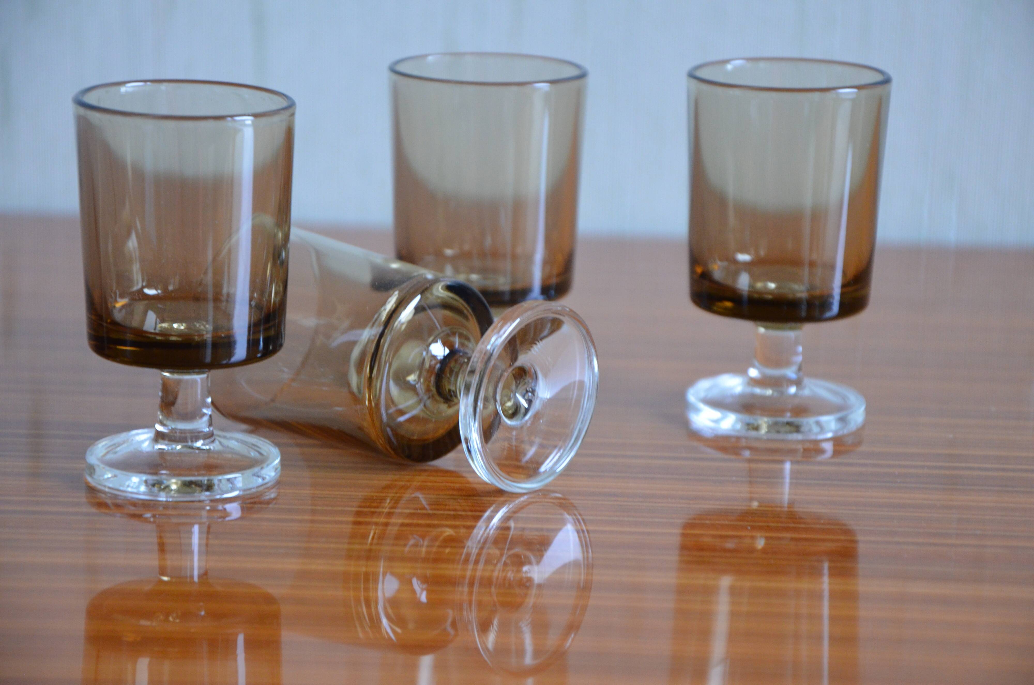 Luminarc liqueur glasses