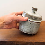 Covered pot in glazed stoneware Jeanne and Norbert Pierlot