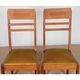 Set of 4 chairs, French work from the 1950s.