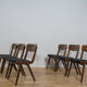 Boomerang dining chairs from Gościcńskie Furniture Fabryki, 1960s, Poland, set of 6