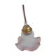 Frosted glass decoration - pink colours