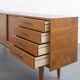 1950s sideboard, teak, sliding doors, restored,