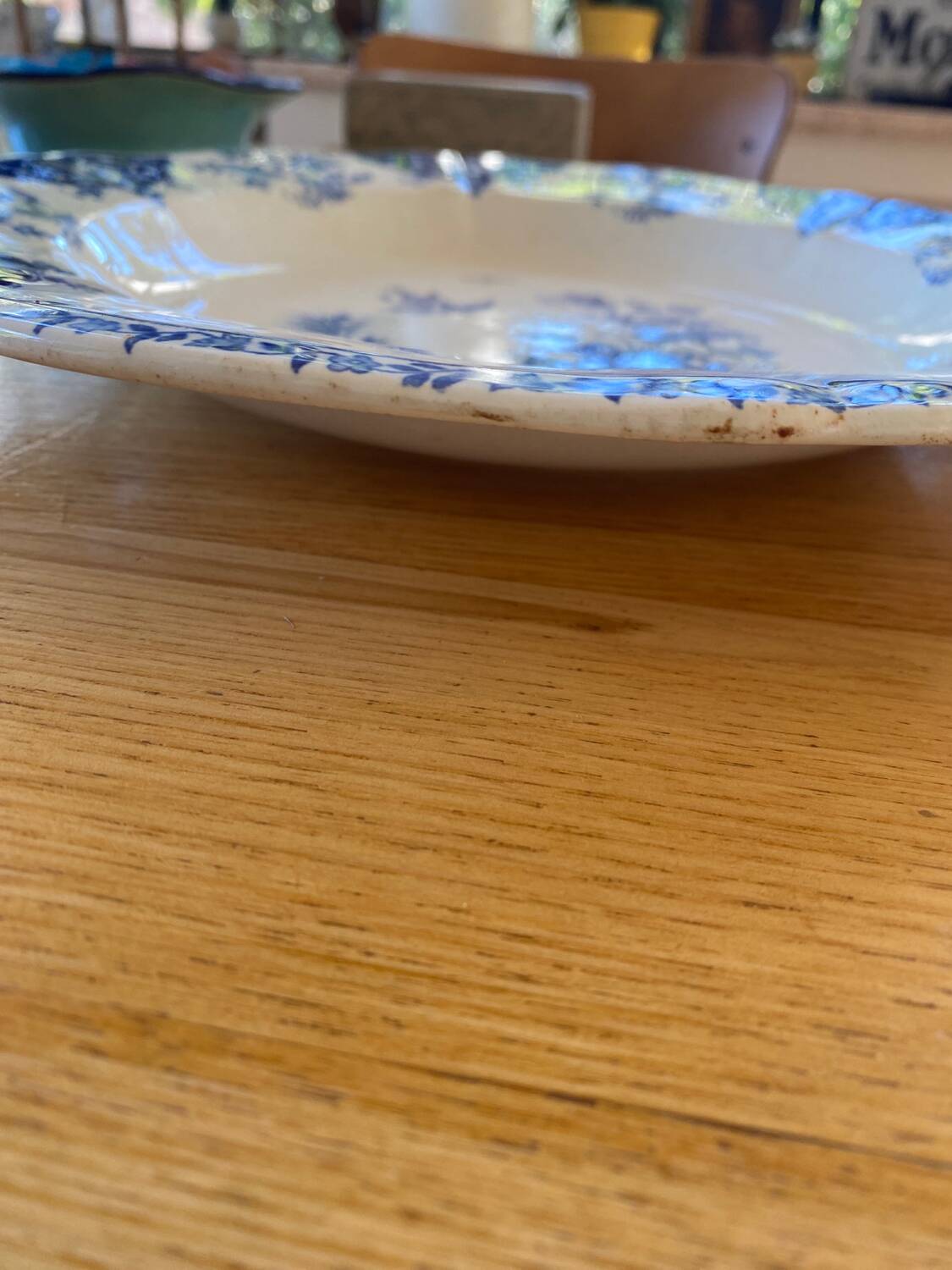 Large round and hollow dish from Gien