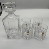 Nachtmann, crystal whisky set, carafe and 4 glasses