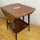 Antique Edwardian Mahogany Oval Drop Leaf Side Table (Circa 1900–1930)