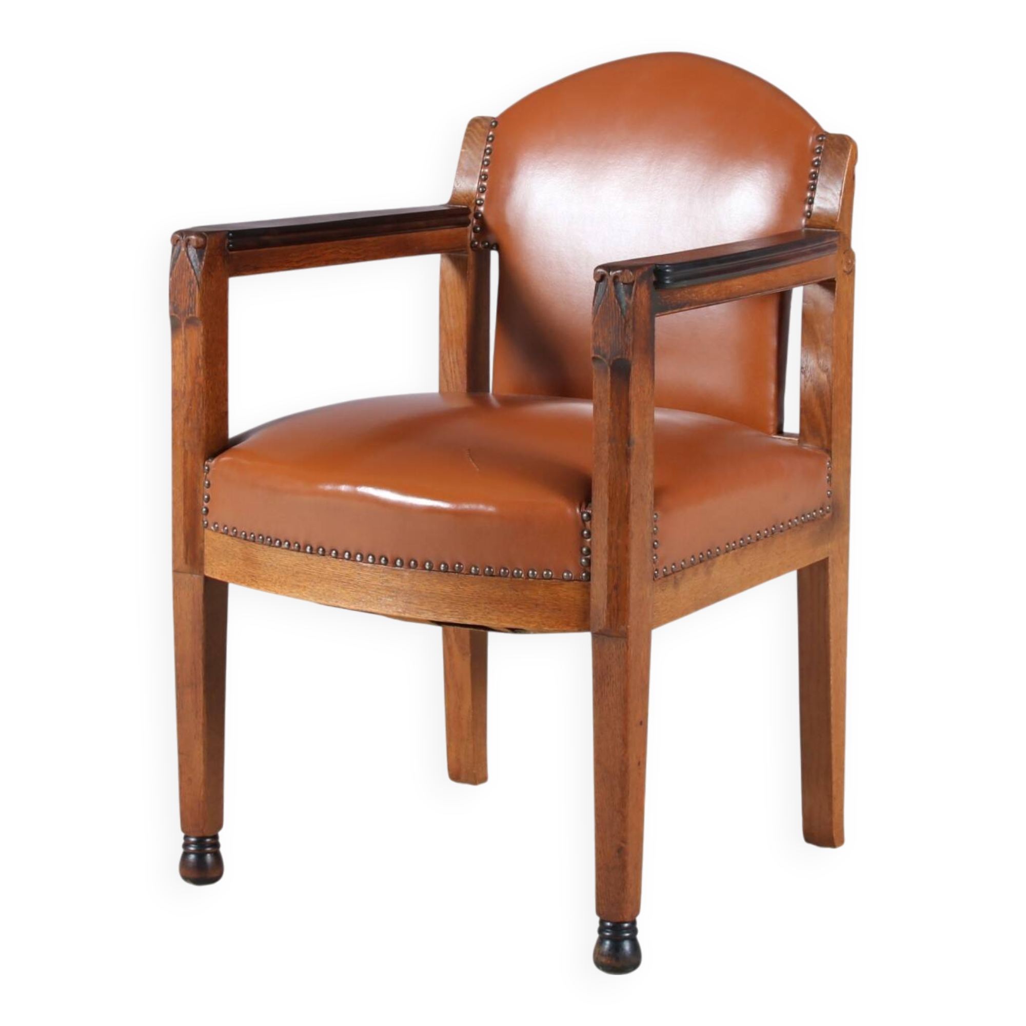 1920s Amsterdamse School style chair by Paul Bromberg for ‘t Woonhuys, Amst