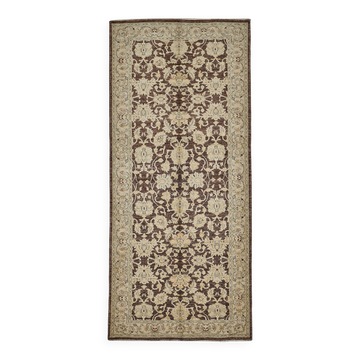 Turkish Handknotted Wool Oushak Rug 127 cm x 290 cm