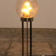 Sputnik floor lamp by Doria Leuchten Germany 1970s