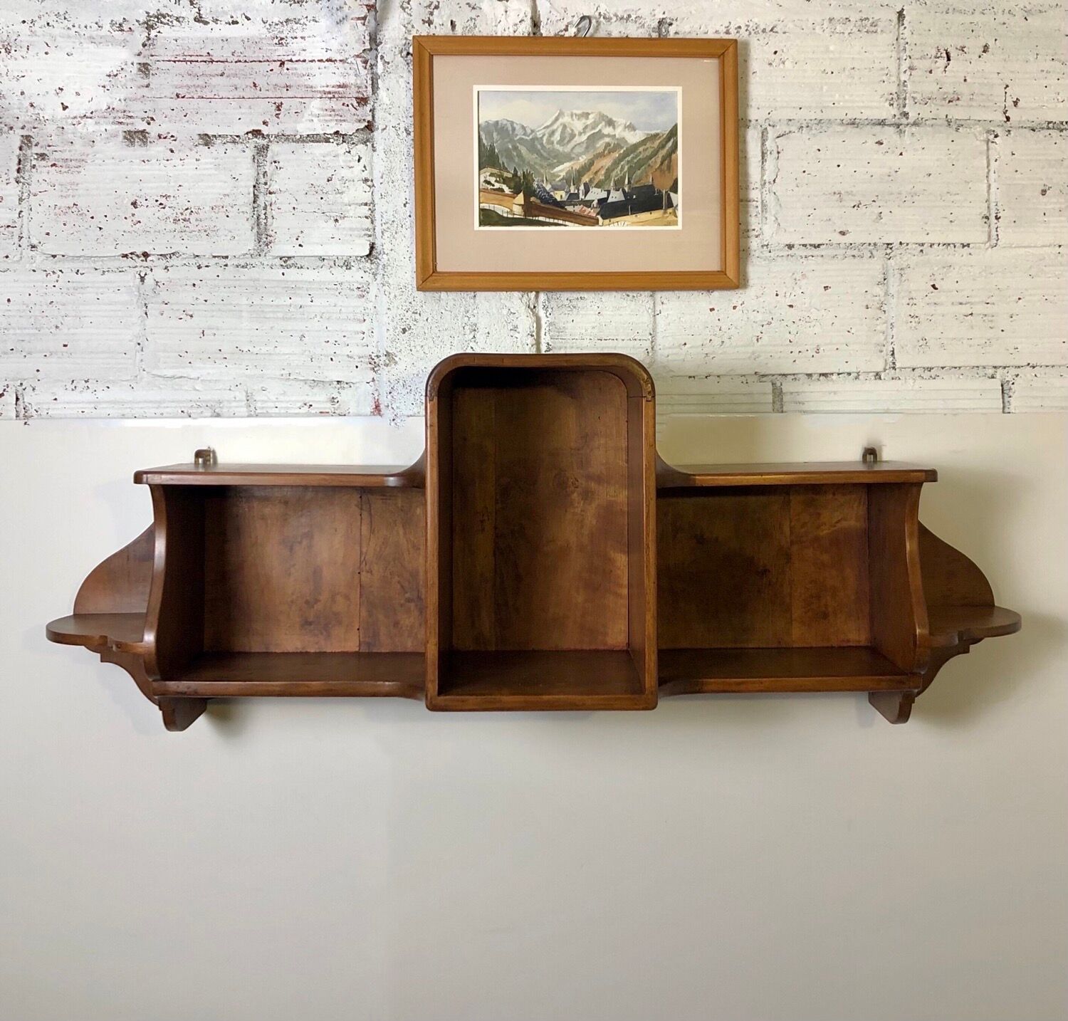 Antique wooden shelf