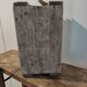 Vintage wooden case military ammunition