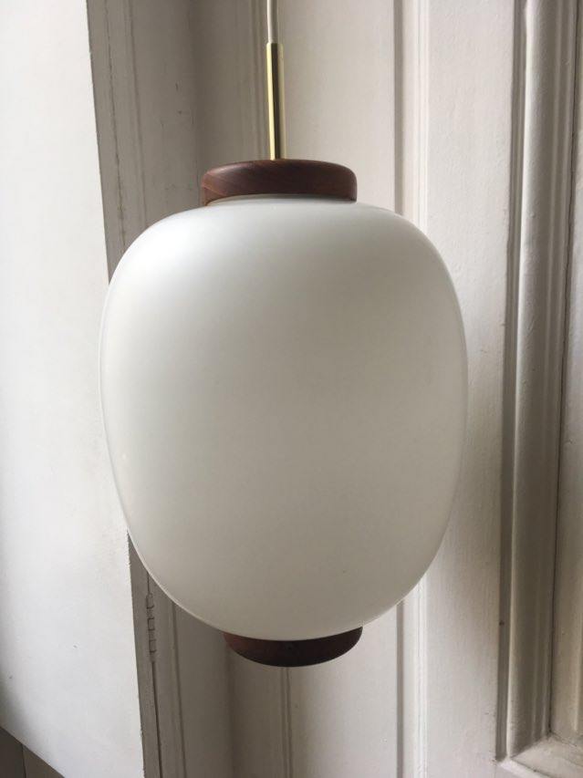 Danish opal hanging lamp 60