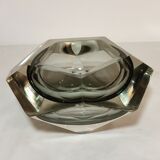 Bol décoratif en verre de Murano. Italie années 1980