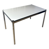 USM Haller desk in pearl grey laminate