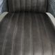 Set of 2 sturdy industrial black cowhide Aviator design armchairs with aluminium and rivets