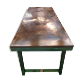 Table en bois et métal pliable