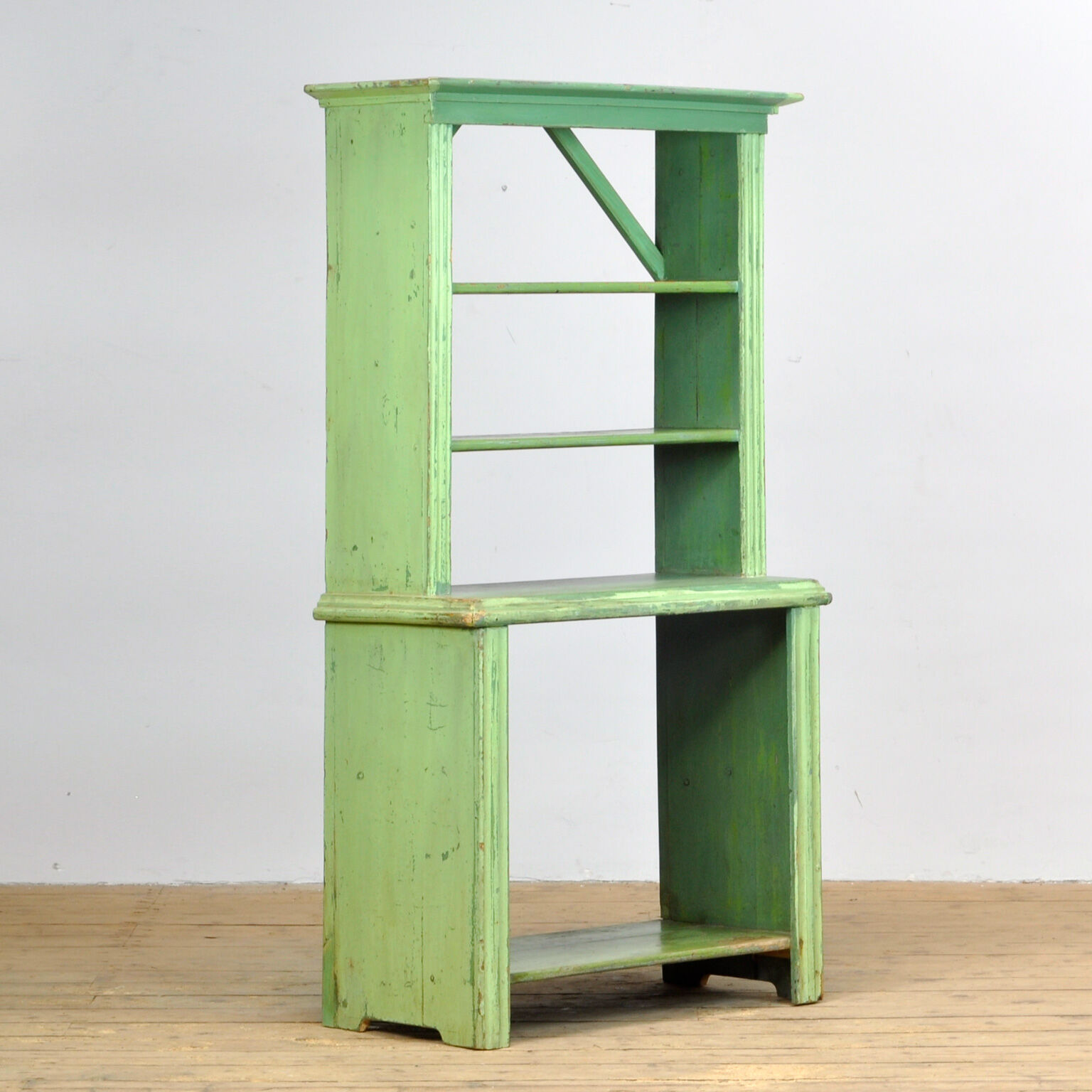 French Wooden Shelf Cabinet, 1920's