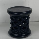 African ebonised Bamileke low stool, Cameroon, 1970s