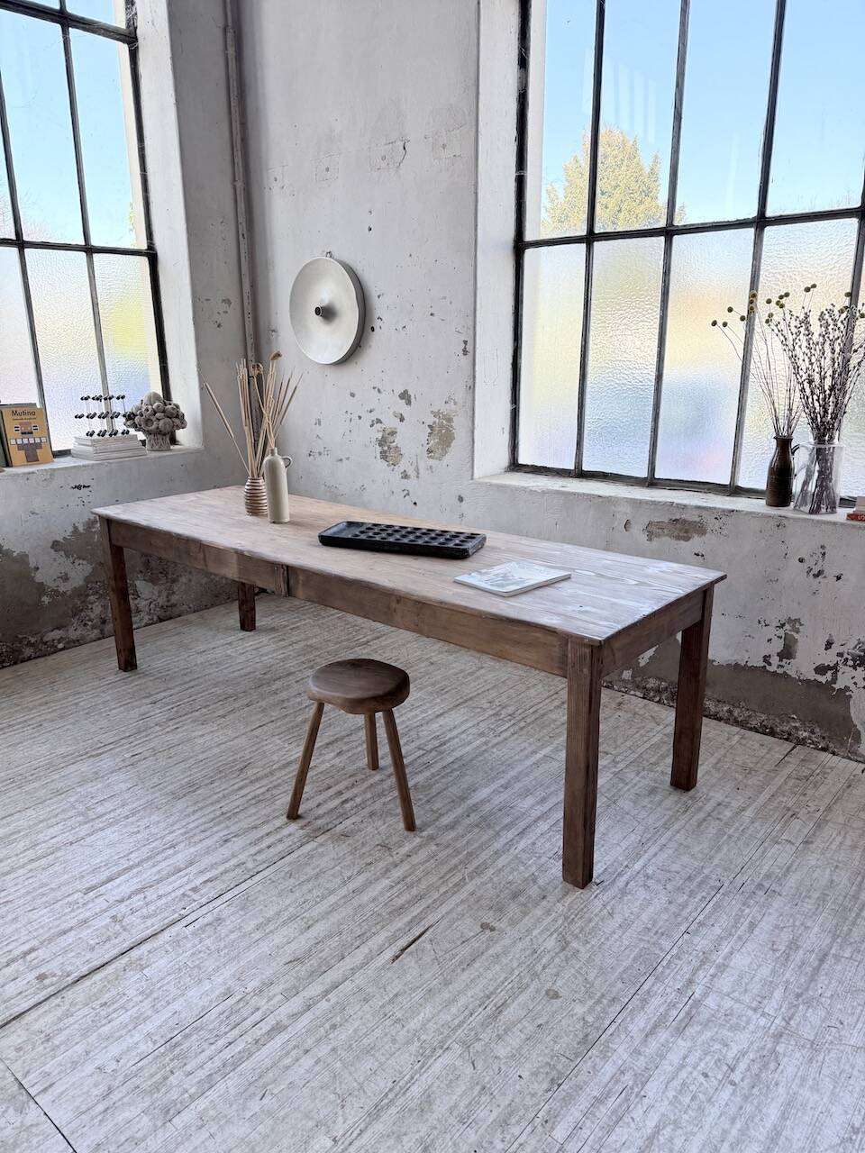 Farm table in pine 1950 250cm