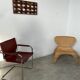 Old teak frame "fish" Scandinavian design of the 60s vintage decoration