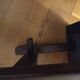Ceramic and wood coffee table signed dan vallauris 1950/1960