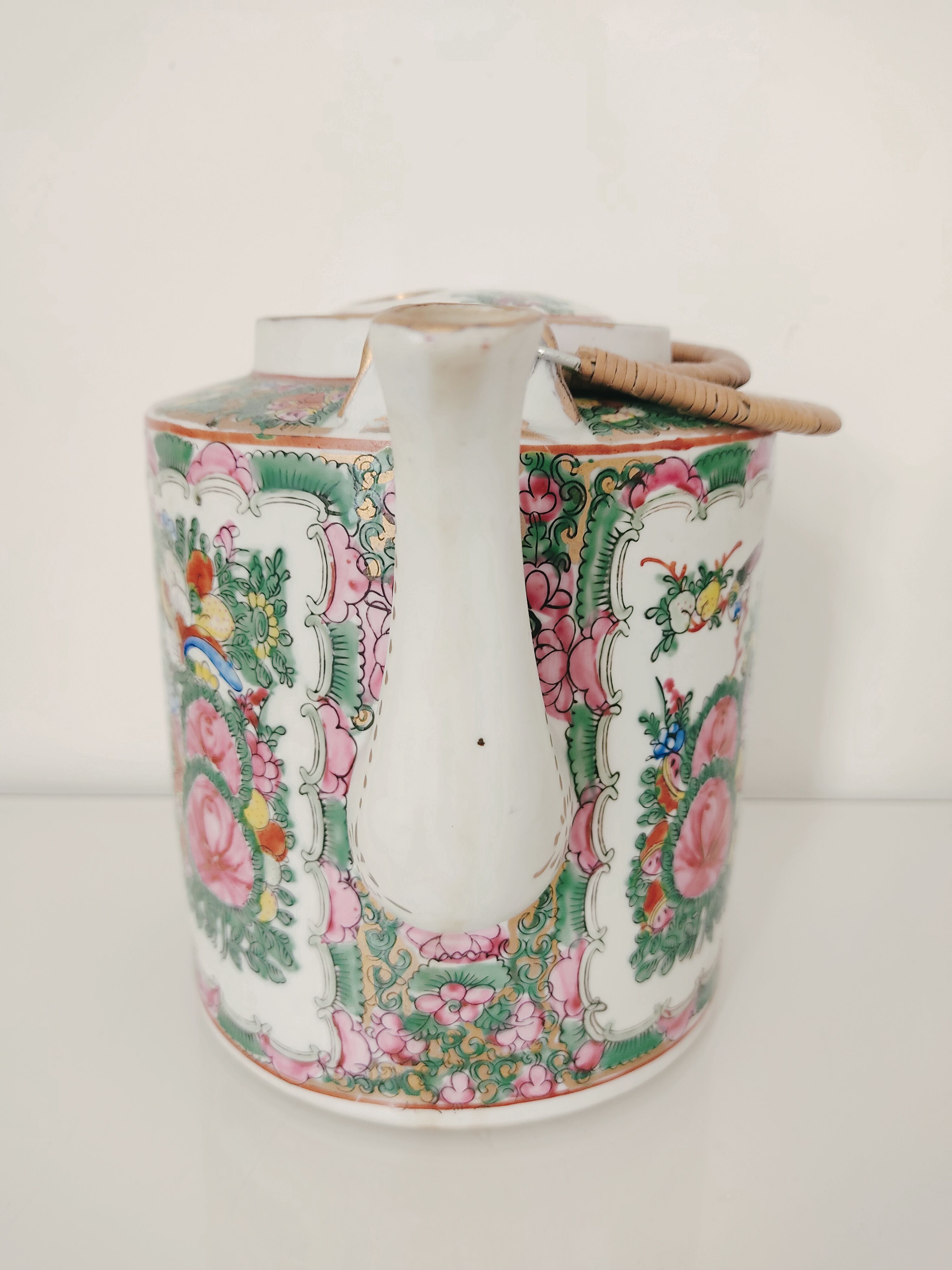 Porcelain teapot from China canton
