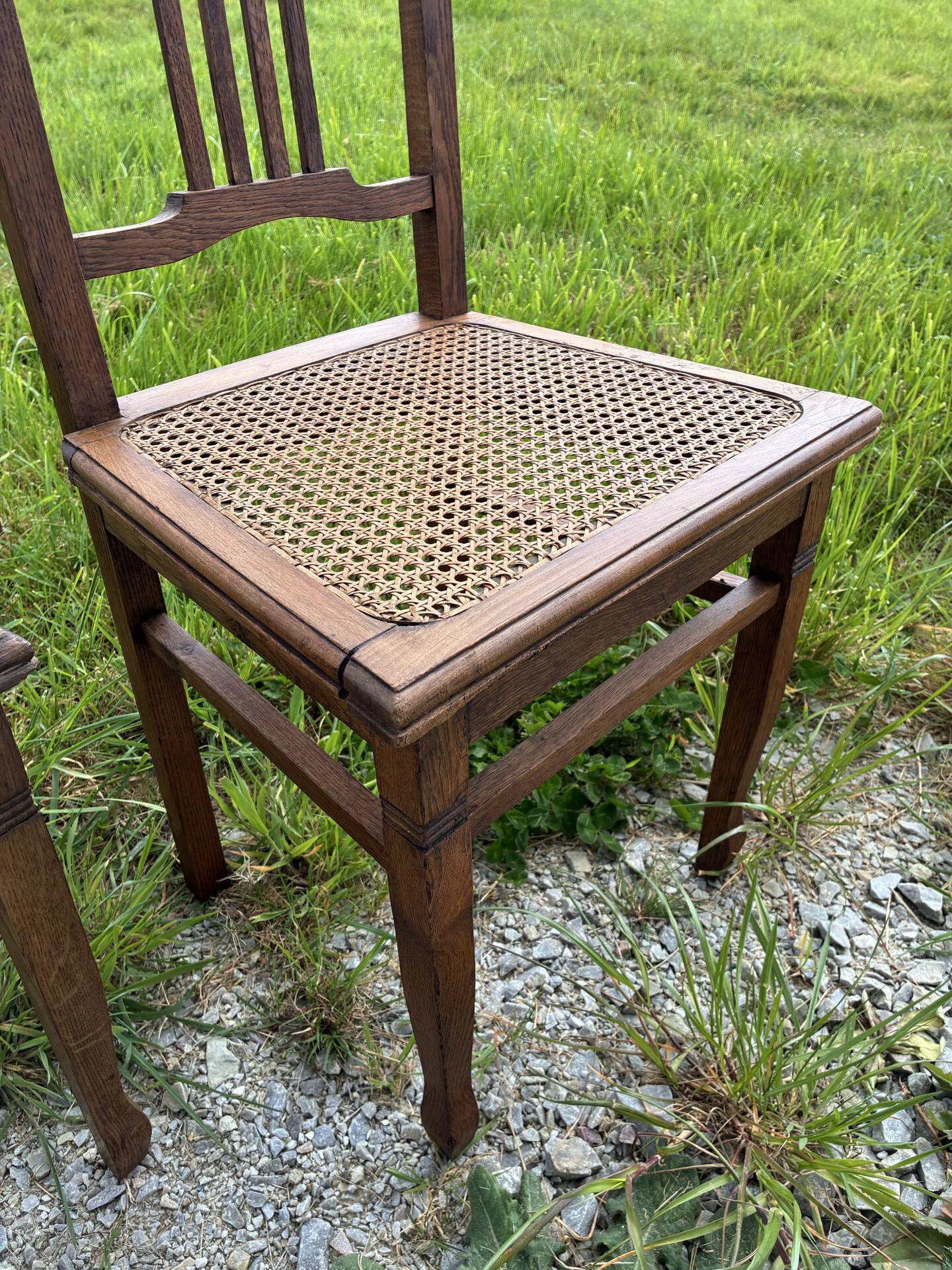 Art Nouveau chair pair