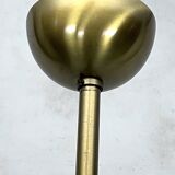 Sciolari, Vintage Italian large 8 lights brass chandelier. 1970s