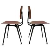 Vintage set of 4x Friso Kramer Revolt chairs Ahrend de Cirkel dutch design