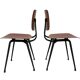 Vintage set of 4x Friso Kramer Revolt chairs Ahrend de Cirkel dutch design
