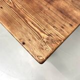 Very large solid pine farmhouse table